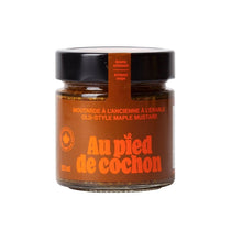 Au Pied de Cochon Old Style Maple Dijon Mustard 212 ml