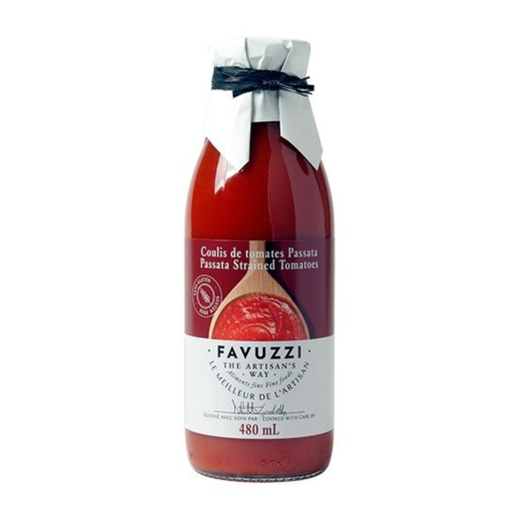 Favuzzi Passata perfect base for soups, tomato sauces and pizzas