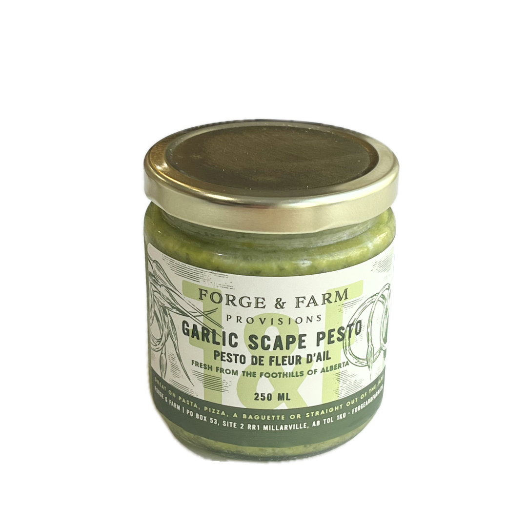 Garlic scape pesto