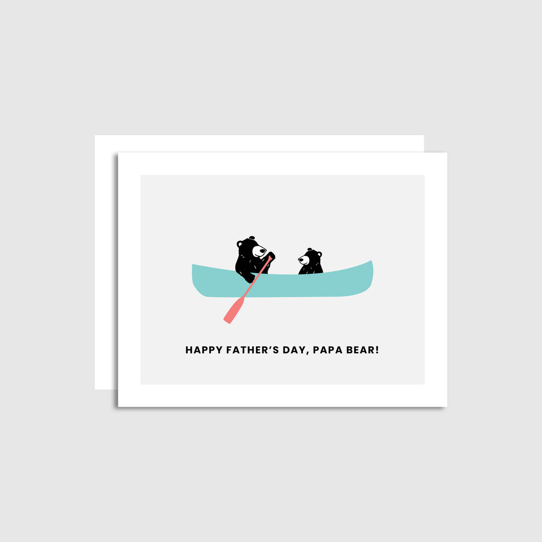 Happy Father's Day, Papa Bear Card