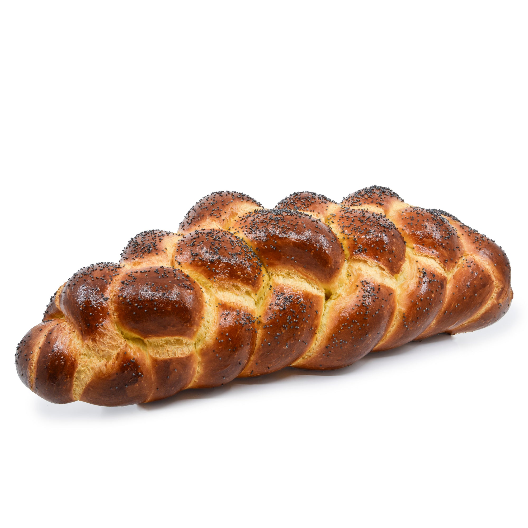 Le fournil bakery challah traditional bread with poppy seeds