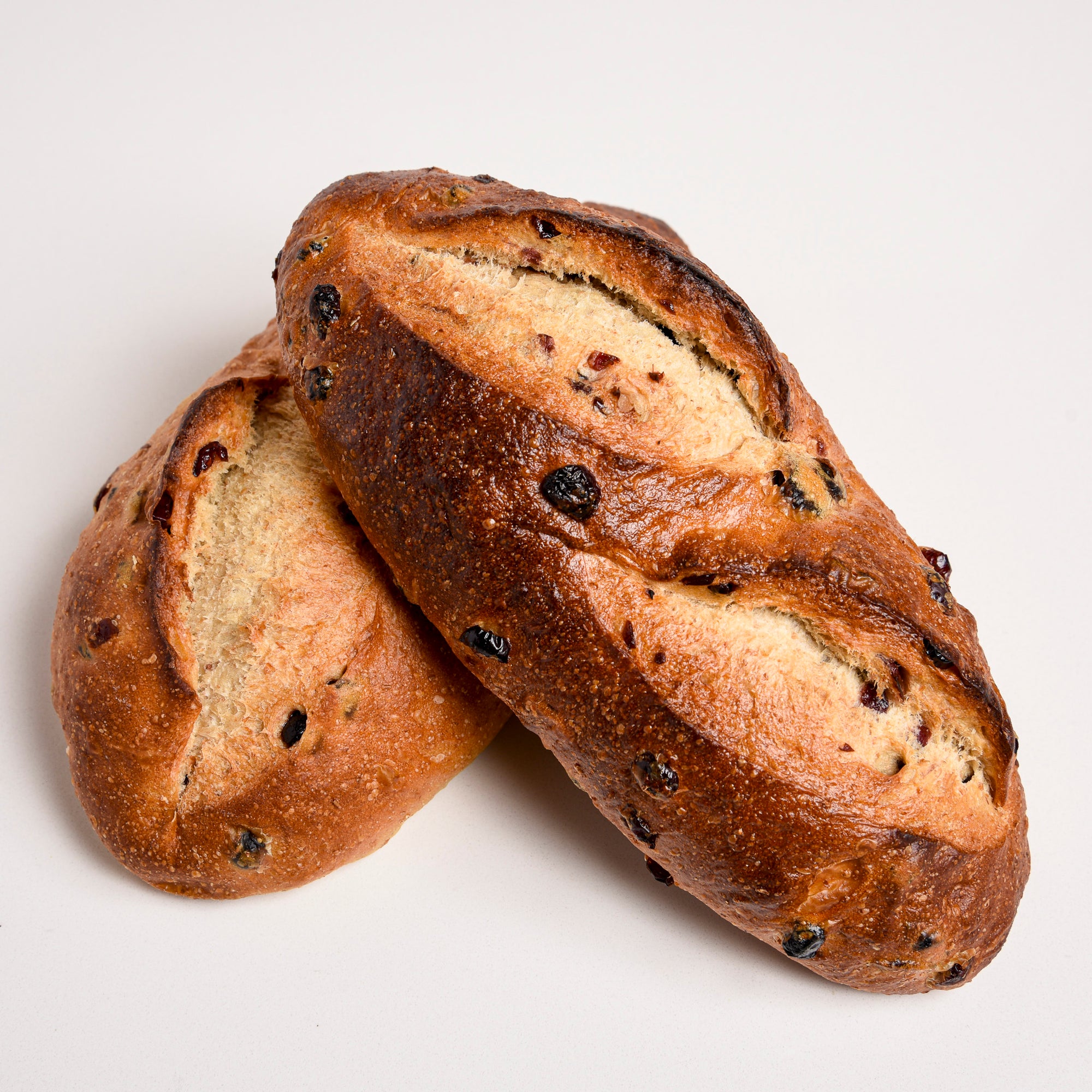 Le fournil Bakery Cranberry-blueberry breads.