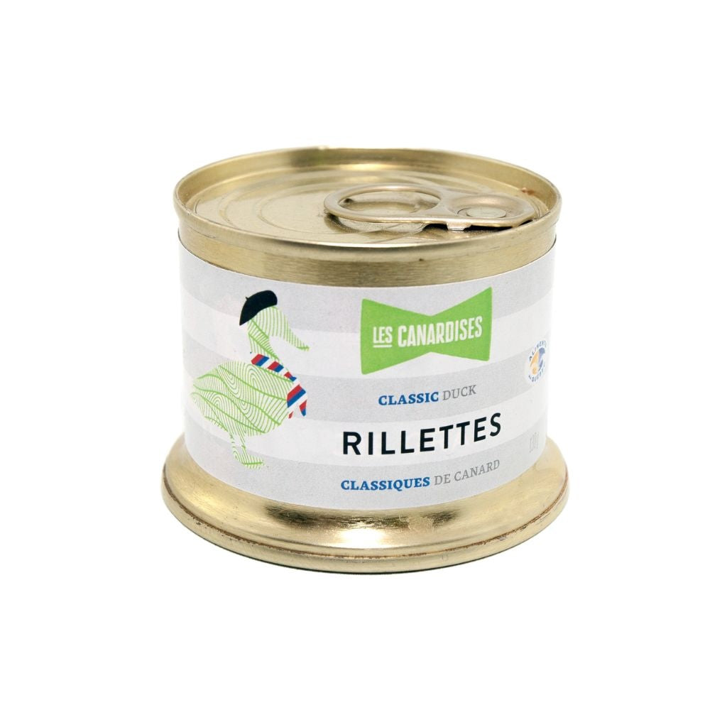 Les Canardises Classic Duck Rillette in Tin