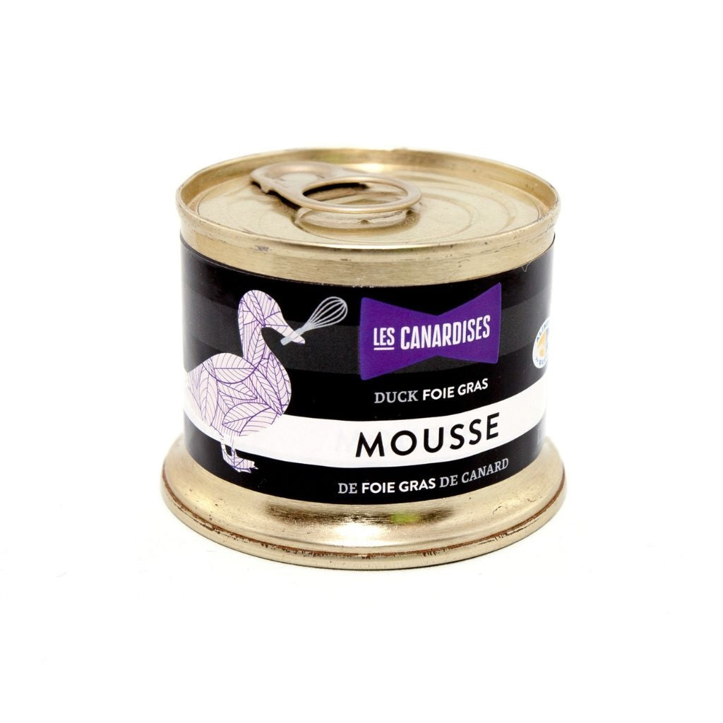 Les Canardises Mousse Duck Foie Gras in Tin