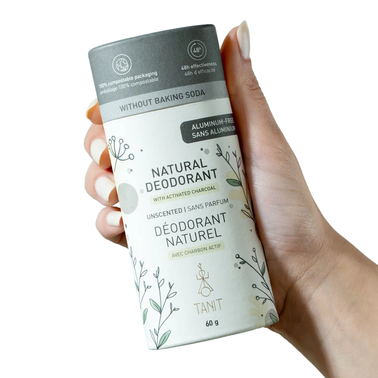 Natural solid deodorant