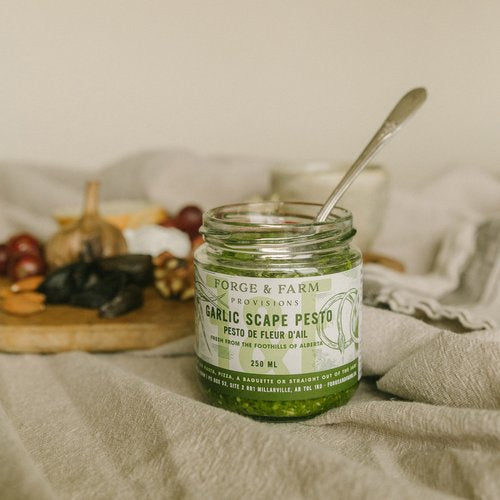 Garlic scape pesto