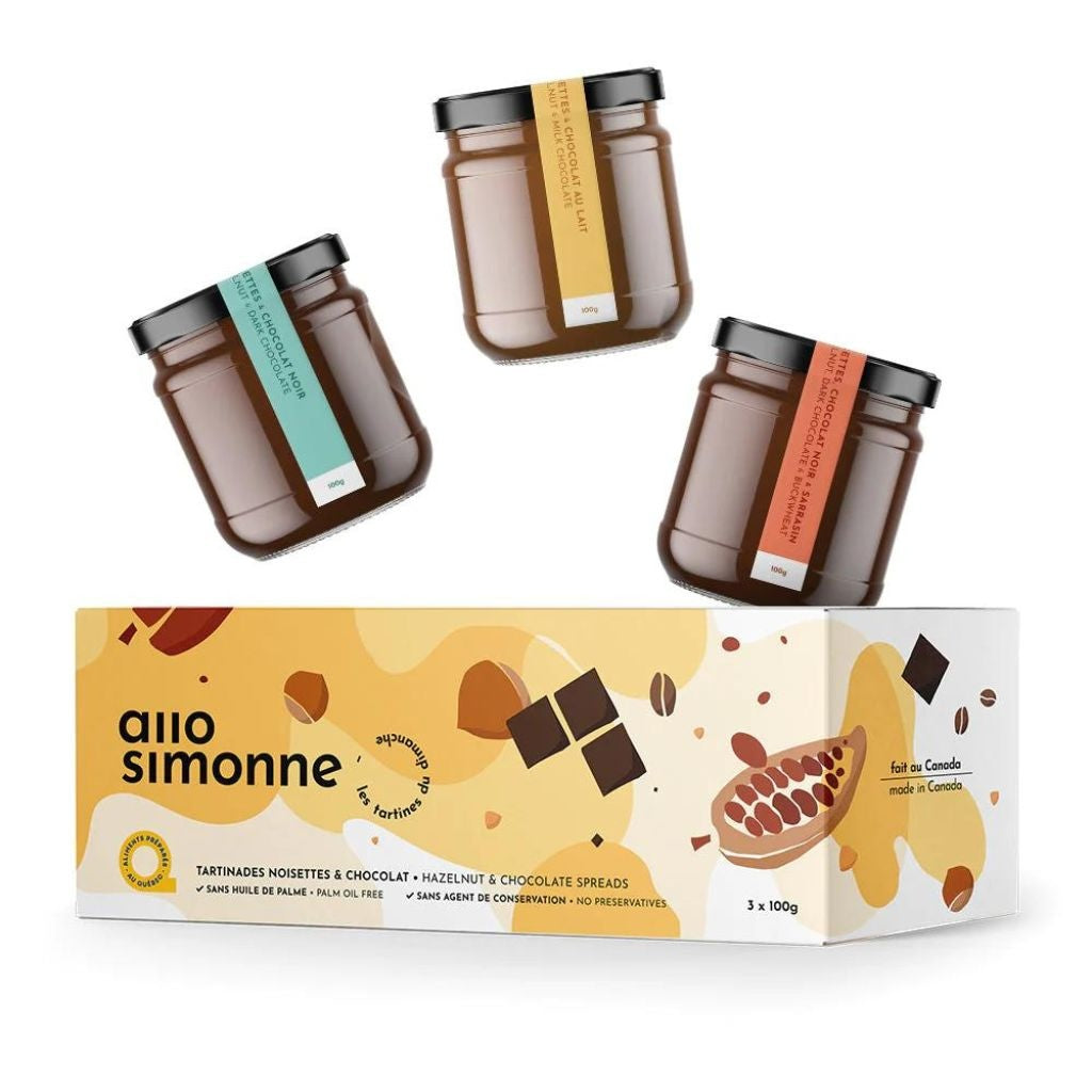Chocolate Spread Discovery Boxes - Allô Simone