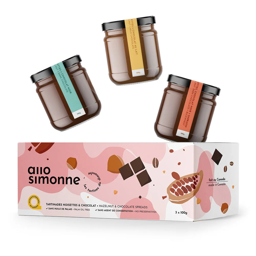 Chocolate Spread Discovery Boxes - Allô Simone