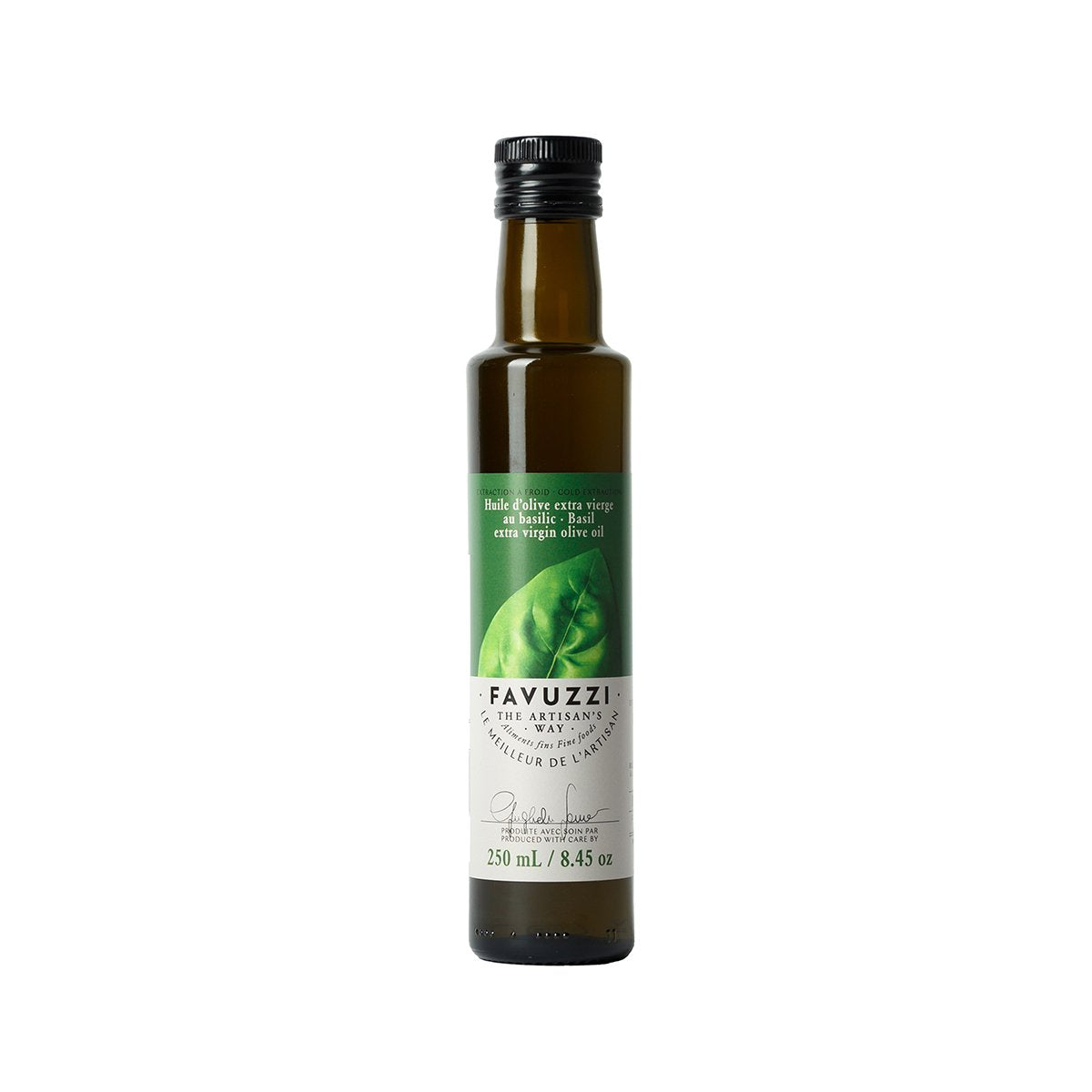 Basil extra virgin olive oil