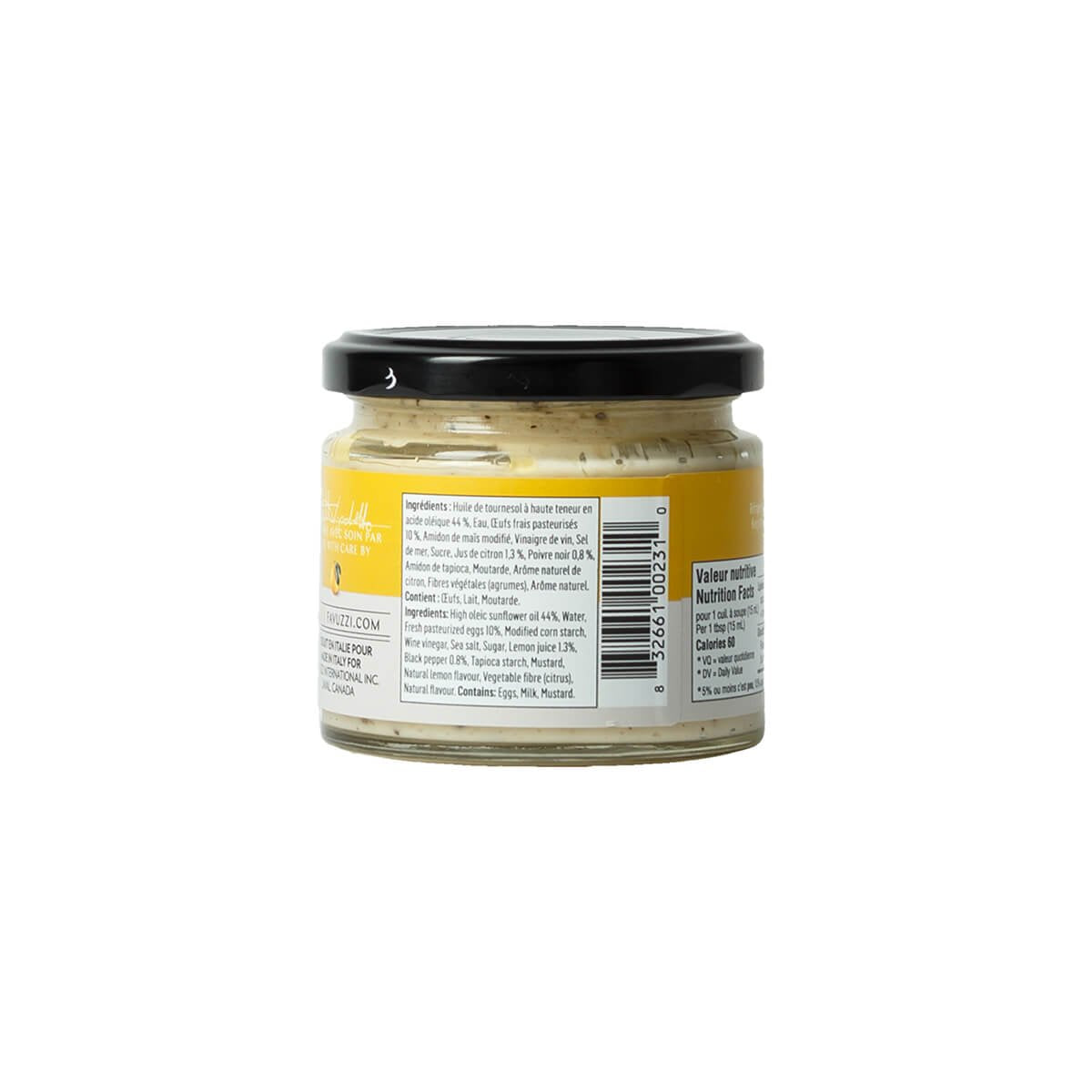 Lemon and pepper mayonnaise