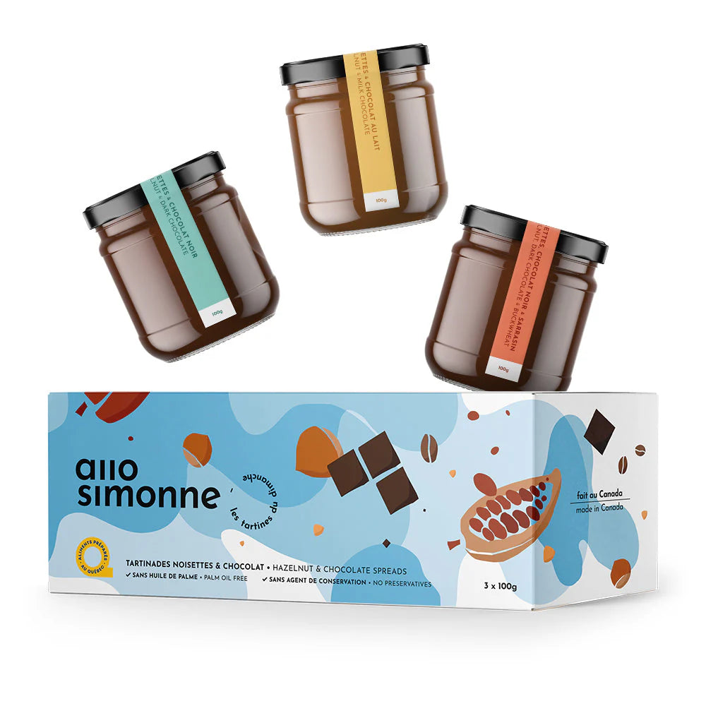 Chocolate Spread Discovery Boxes - Allô Simone