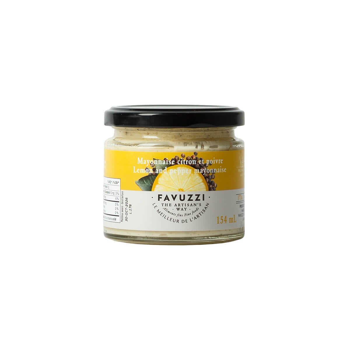 Lemon and pepper mayonnaise