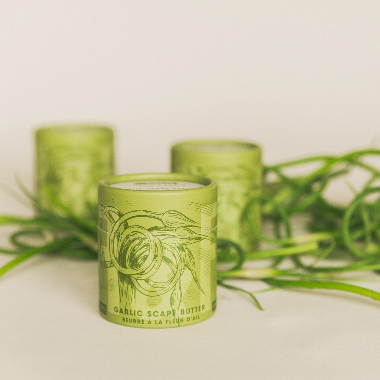 Garlic scape butter