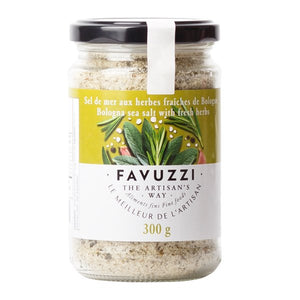 Favuzzi's Bologna seasalt with fresh hergs - 300 g