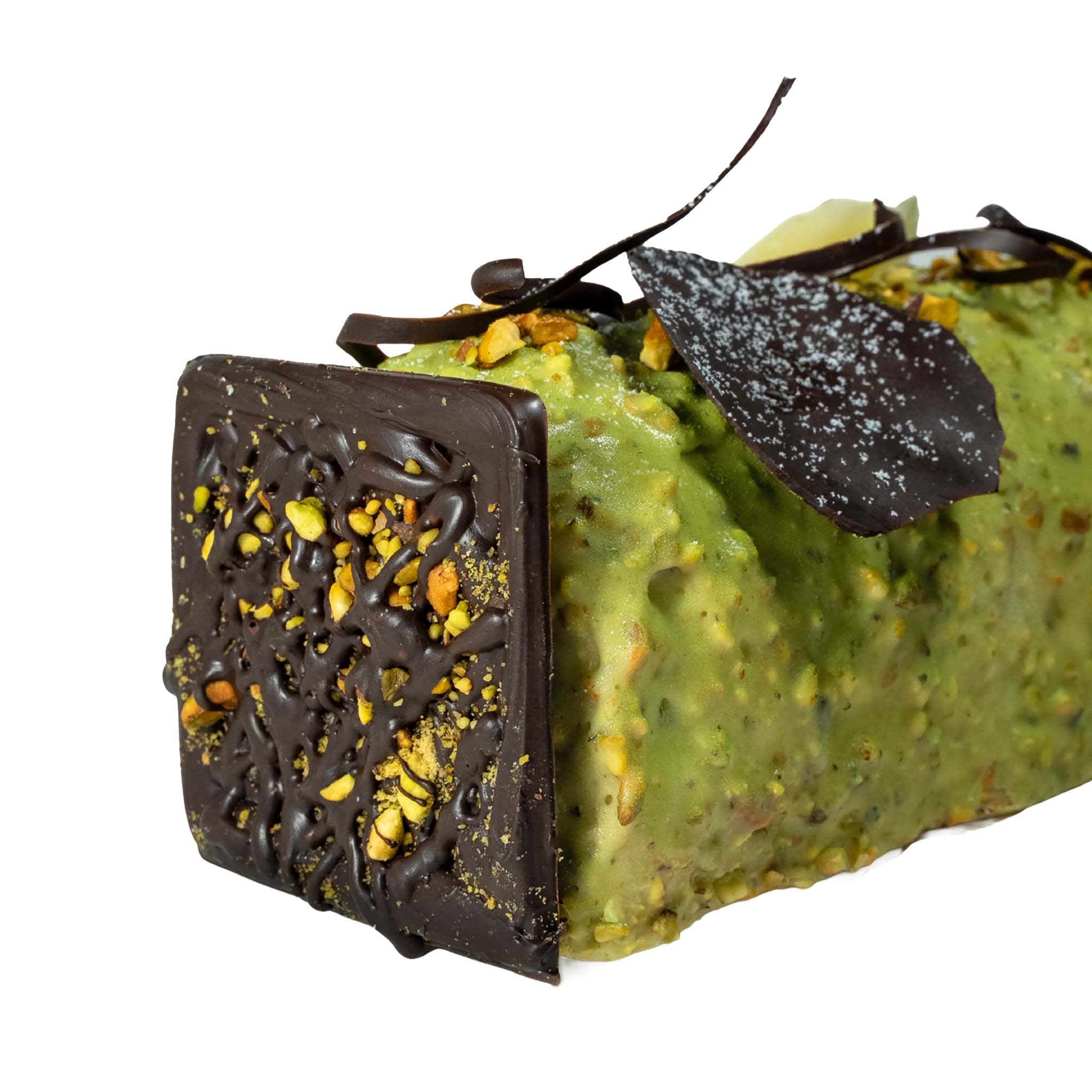 Details of the bûche de Noël - La boréale byLe fournil Bakery - Christmas 2025