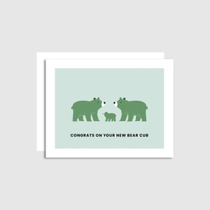 Congrats New Bear Cub Card