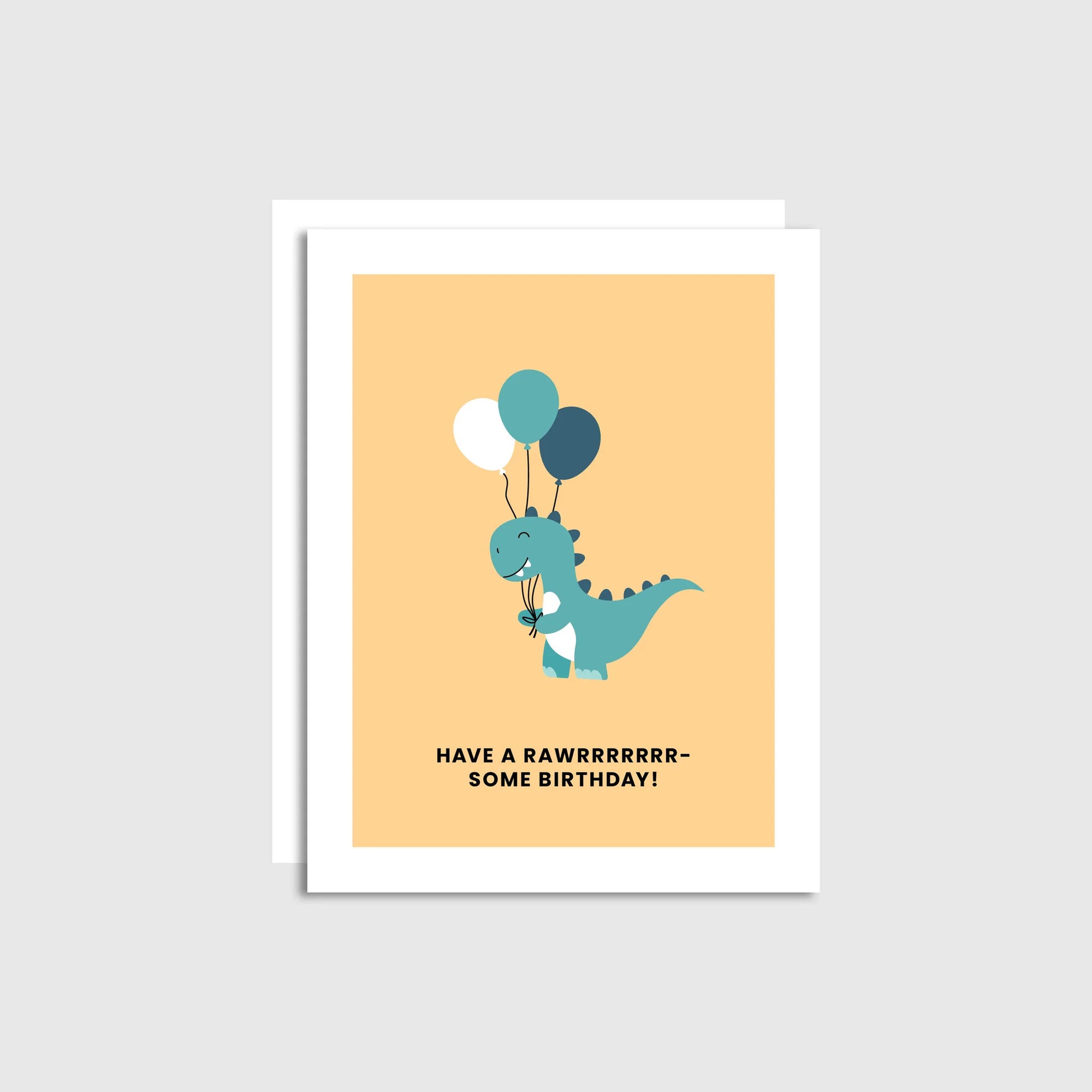 Dino Birthday Card