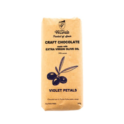 Bar of Vezorla Extra Virgin Olive Oil Craft Ginger Chocolate