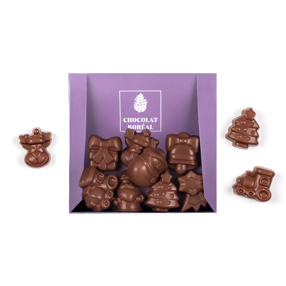 Christmas Figurines in Chocolate and Speculoos