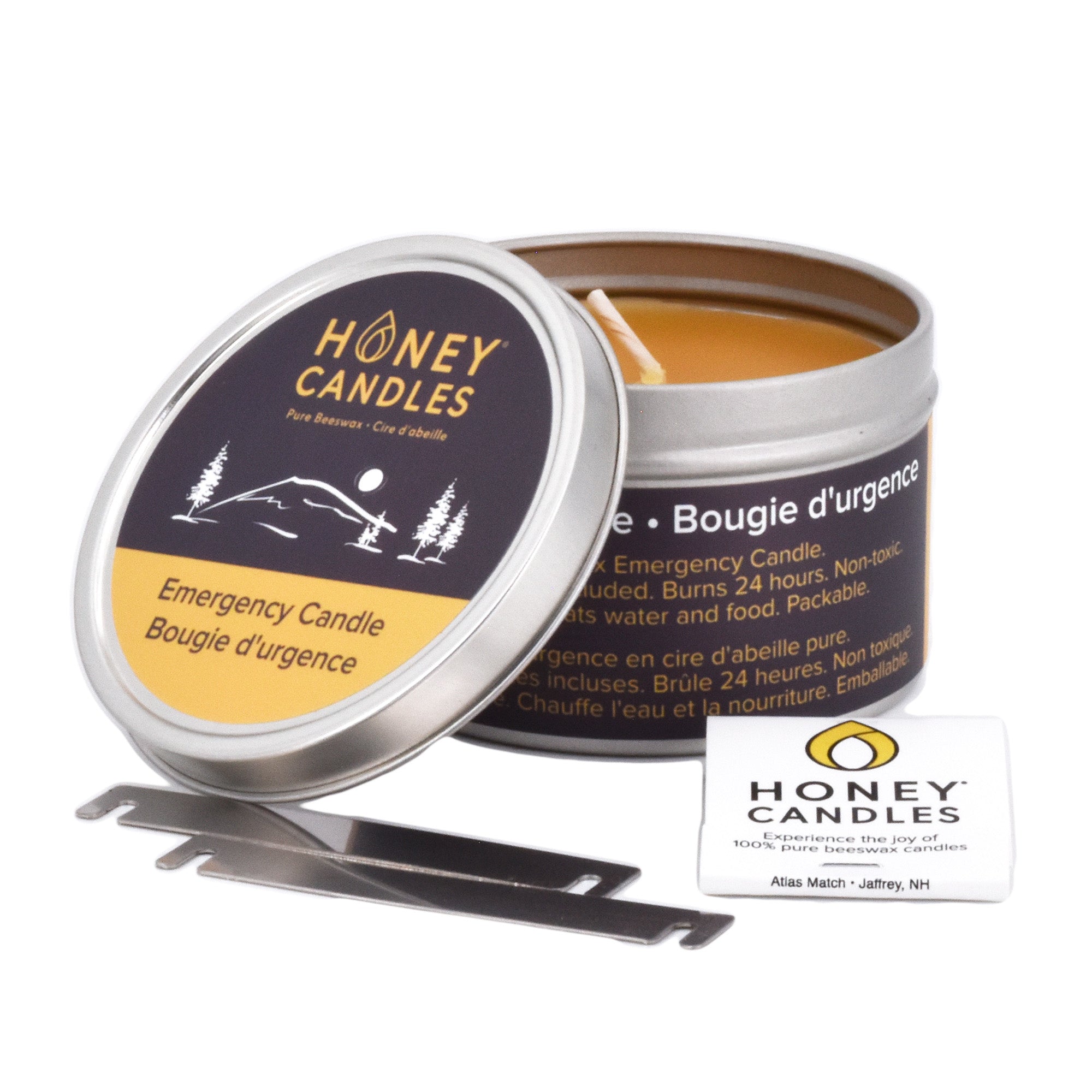 Emergency Candle Kit -  Honey Candles