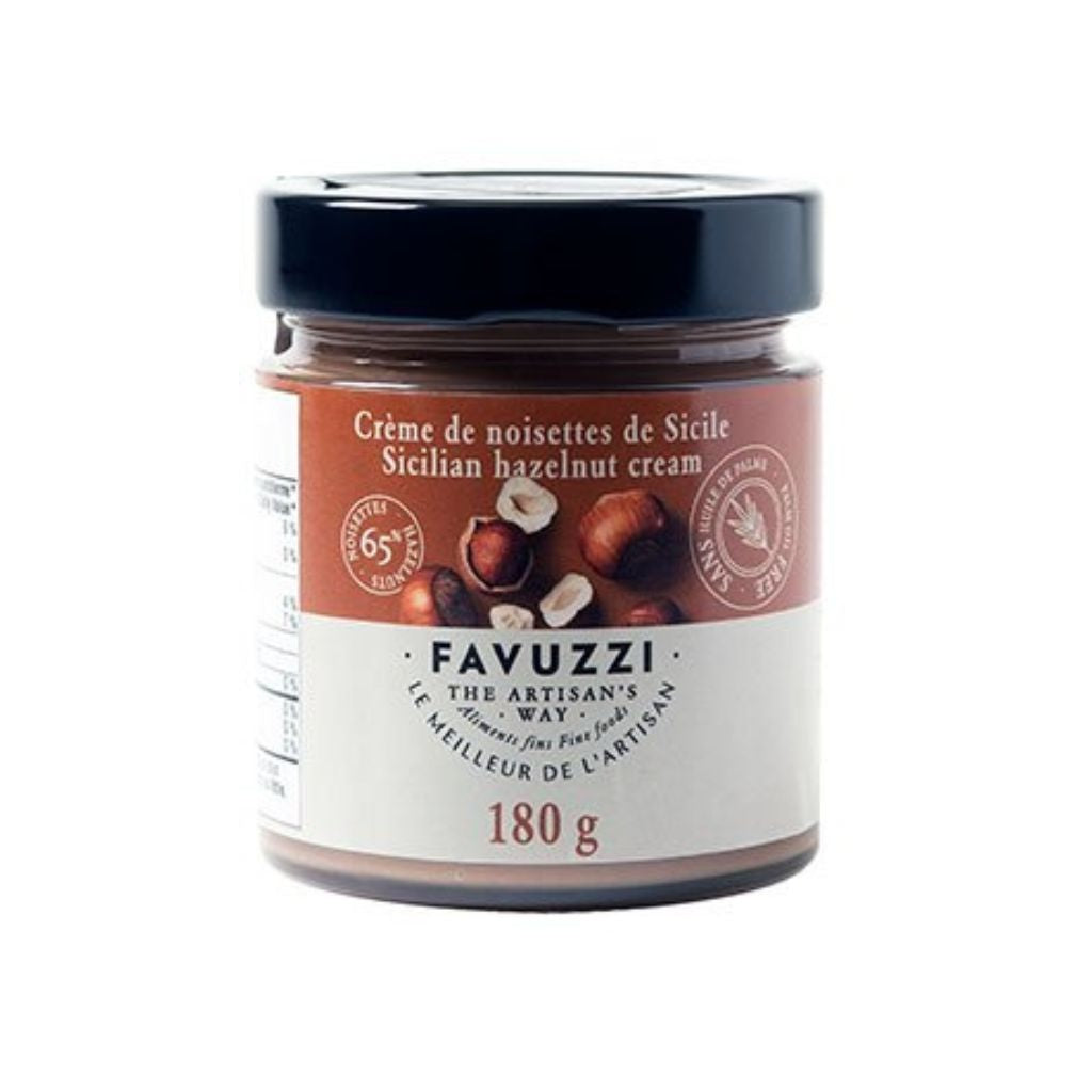 Favuzzi Bronte PDO Hazelnut Cream in Glass Jar