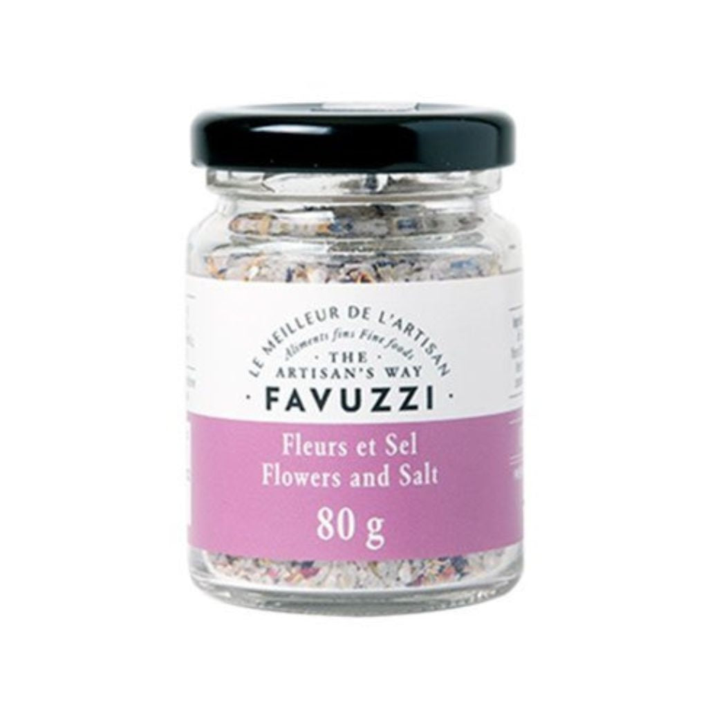 Favuzzi Flowers & Salt Finishing Salt in Jar