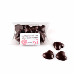 Salted caramel hearts by Chocolat boréal