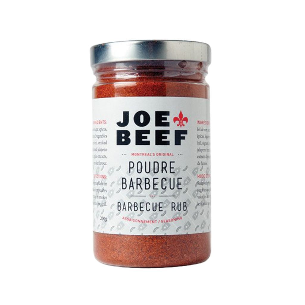 Joe Beef BBQ Powder Rub in Glass Jar