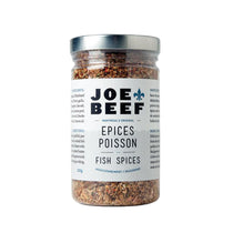Joe Beef Fish Spices for seafood or fish recipes in jar
