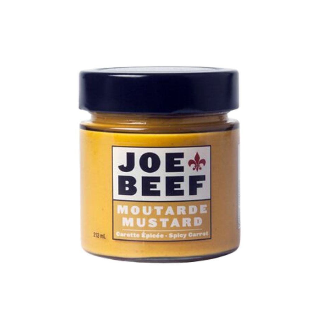 Joe Beef Spicy Carrot Mustard Made with Cayenne Pepper for BBQ Meats