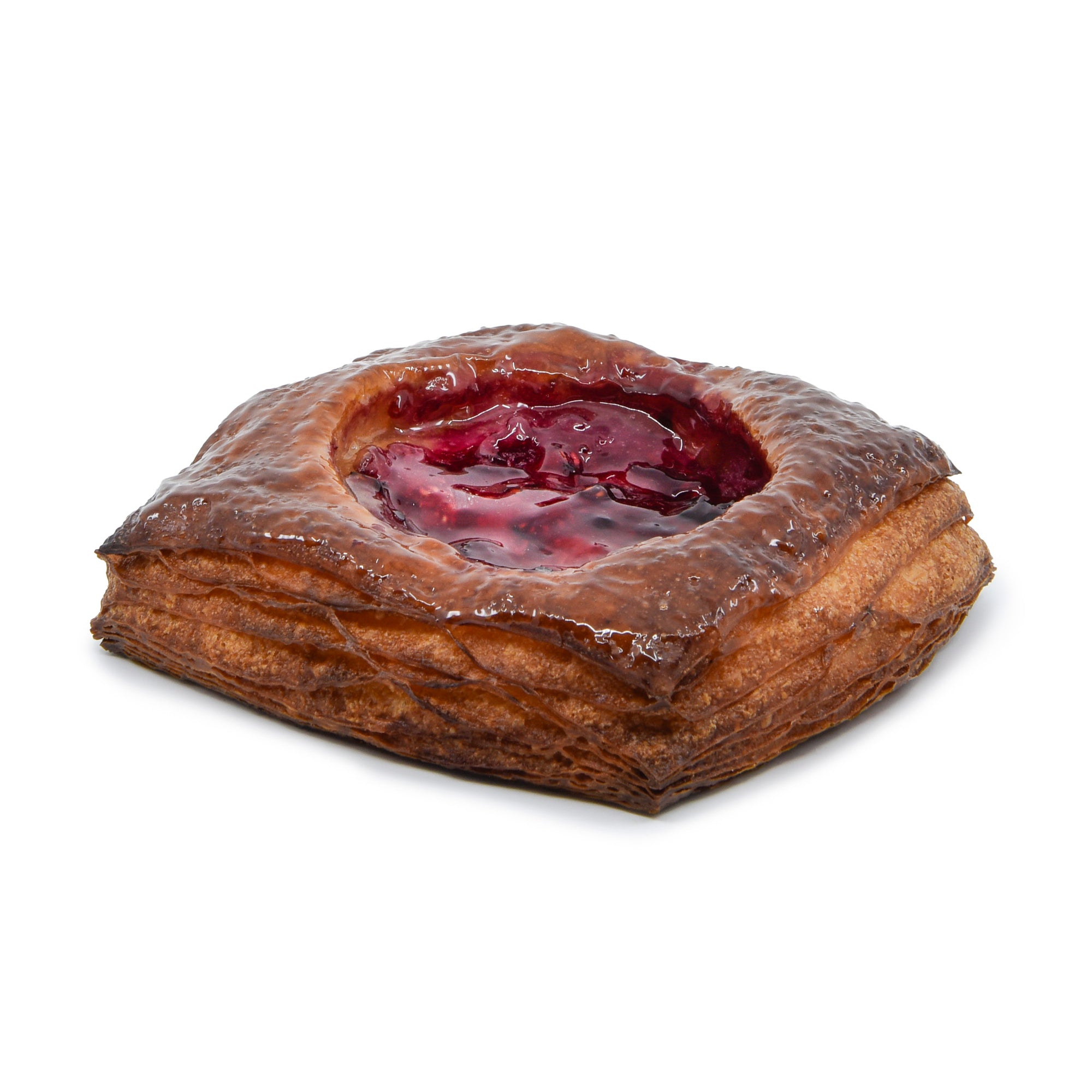 Le fournil bakery danoise aux framboises danish with raspberries