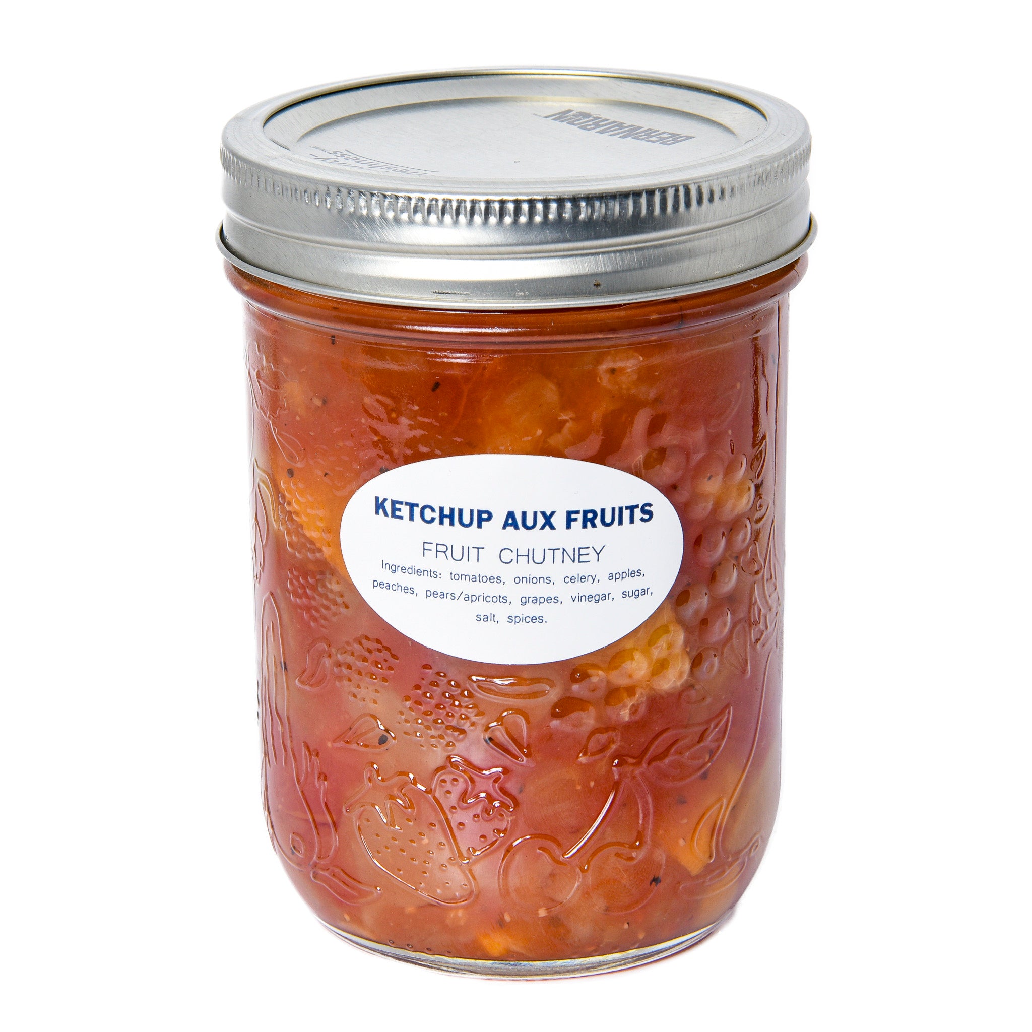 Le fournil bakery ketchup aux fruits fruit chutney 500ml jar