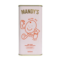 Mandy's Extra Virgin Olive Oil from Catalońia in Pink Tin Bottle