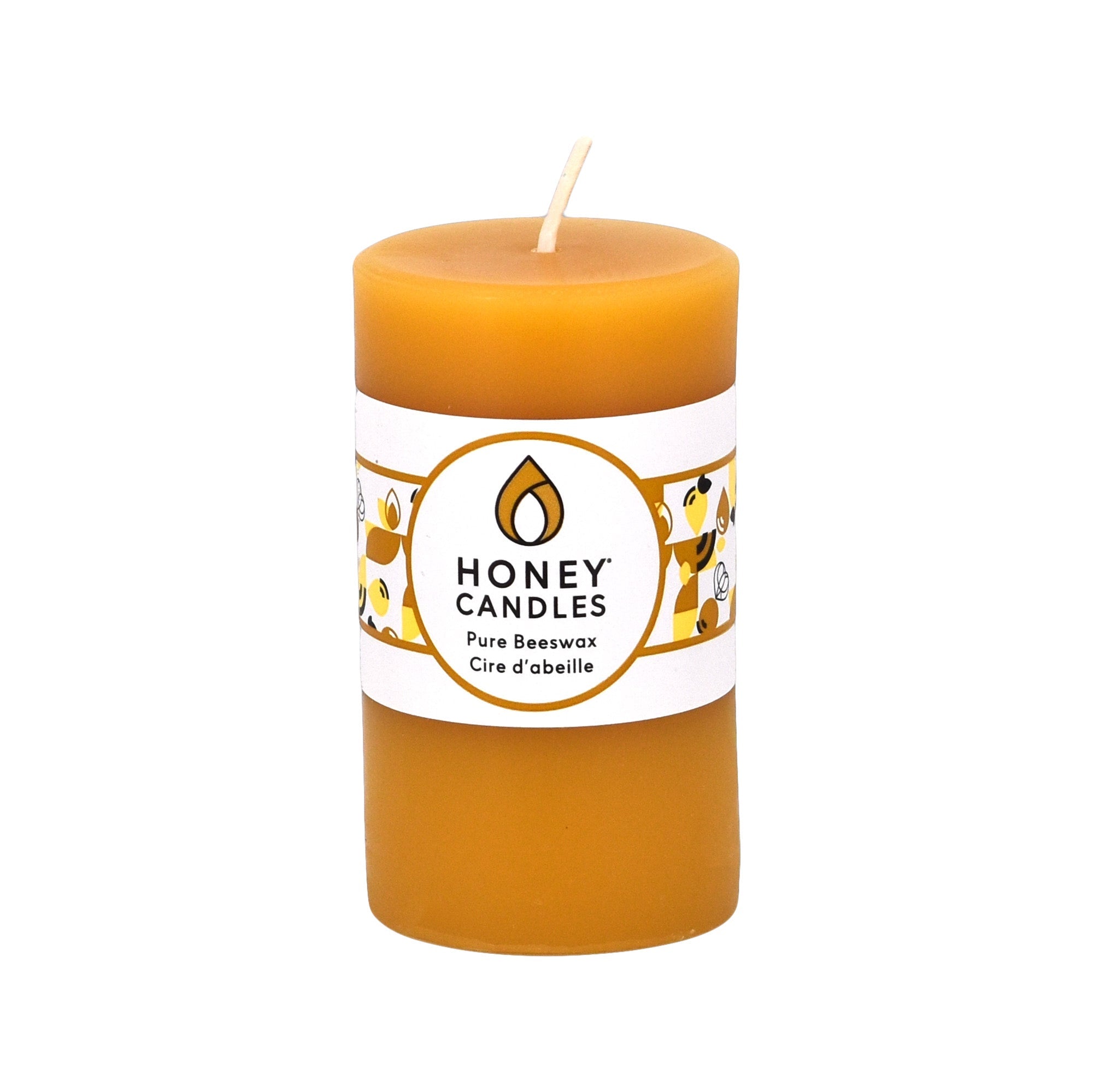 Small 2 inch Pillar - Honey Candles