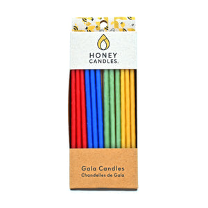 Honey Candles beeswax Gala Candles - Royal colours