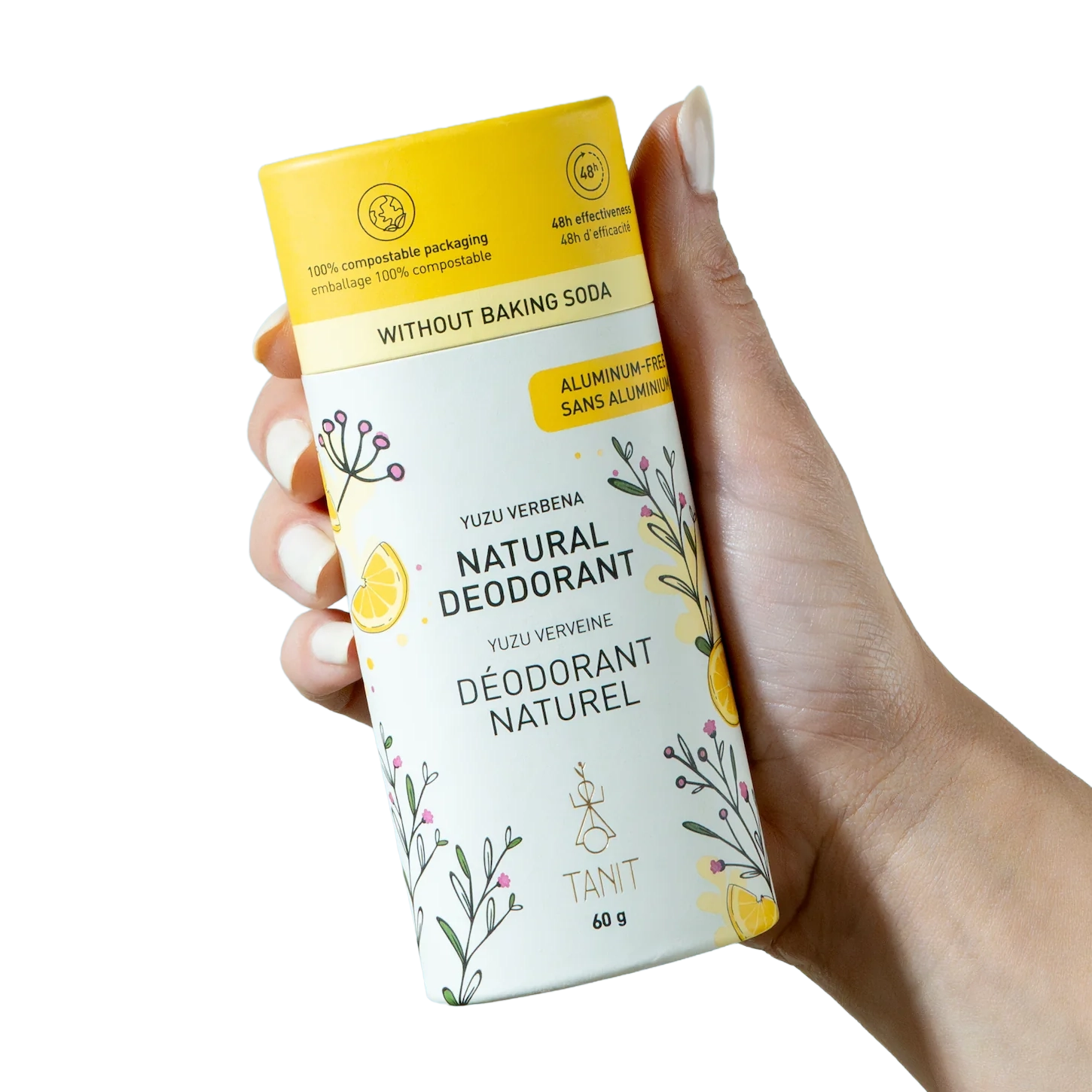 Natural solid deodorant