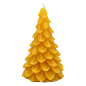 Natural Yule Tree - Honey Candles