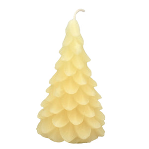 Pearl White Yule Tree - Honey Candles