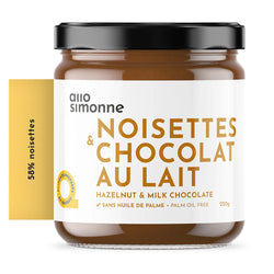 Allô Simonne Hazelnut & Milk Chocolate Spread